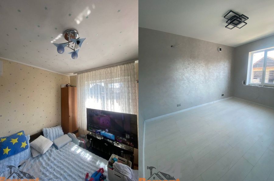 Renovarea cosmetica str Caucaz Смета на работы комнат дома str. Caucaz